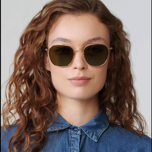 KREWE Earhart Titanium Aviator Sunglasses - Picture 5 of 6